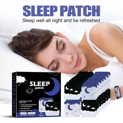 28Pcs Sleep Sticker Fast Long-Lasting Soothe Muscle Body Care Natural Safe Sleep Patch for Quality Rest