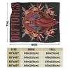 D-Deftoness Nu Metal Blanket  Warm Soft Pattern Plush Throw Blanket For Girls Boys Bedroom Flannel Bedspread Bed Cover