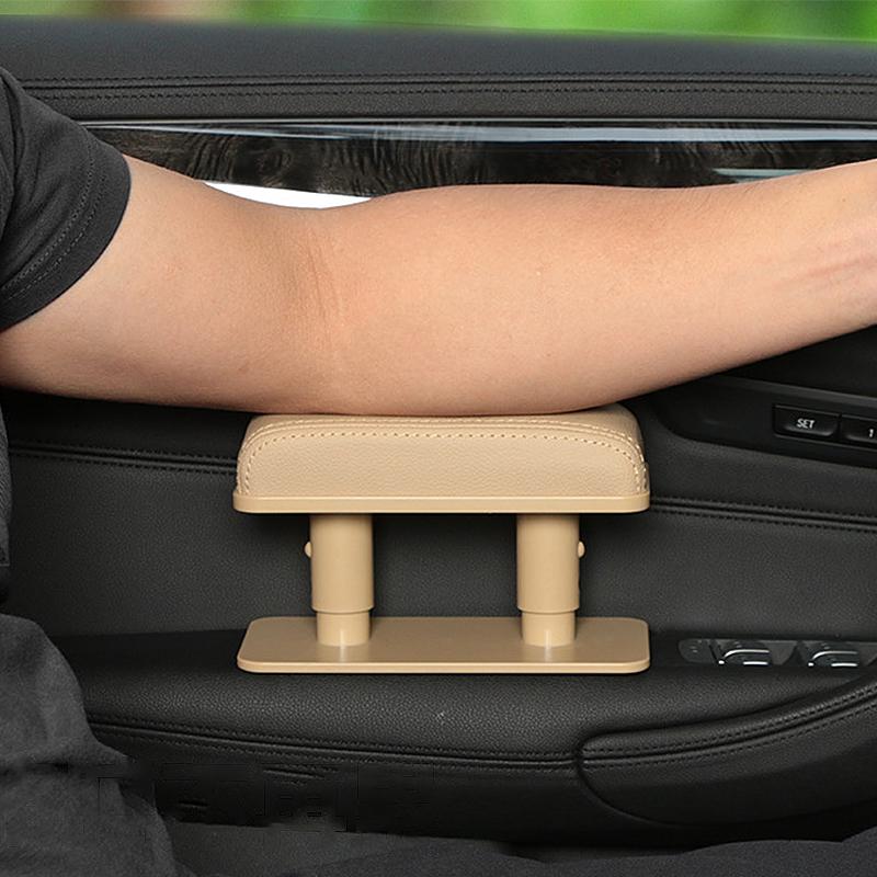Car Armrest Elbow Support Adjustable Universal Door Hand Arm Rest Anti-fatigue Hand Rest Cushion Mini Leather Box