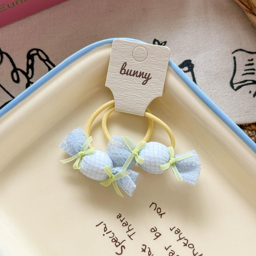 Children's New Cotton-filled Candy Duckbill Hairpin Hairpin Cute Baby Wild Double Ponytail Rubber Band Head Rope