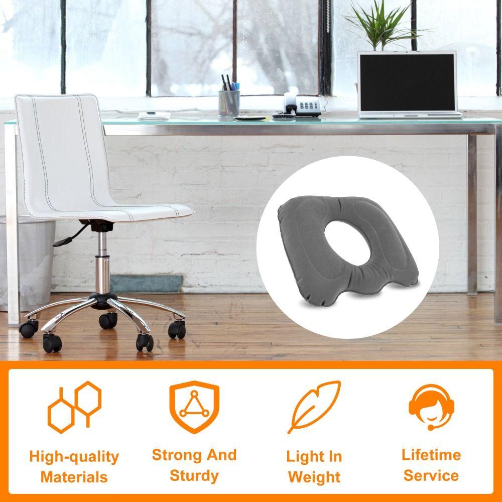 Adjustable Leakproof Inflatable Donut Pillow Inflatable Donut Comfort Car Pillow  Office Chair