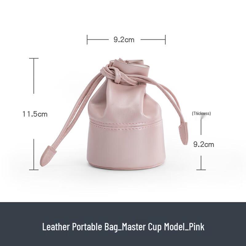 

Portable Leather Tea Set Storage Bag