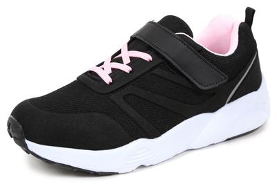 Junior with Reflective Elastic for 24cm [Akiriko] Sneakers, 4-hour Waterproof, Antibacterial, Anti-odor, Slip-resistant, Material, Laces, Velcro,