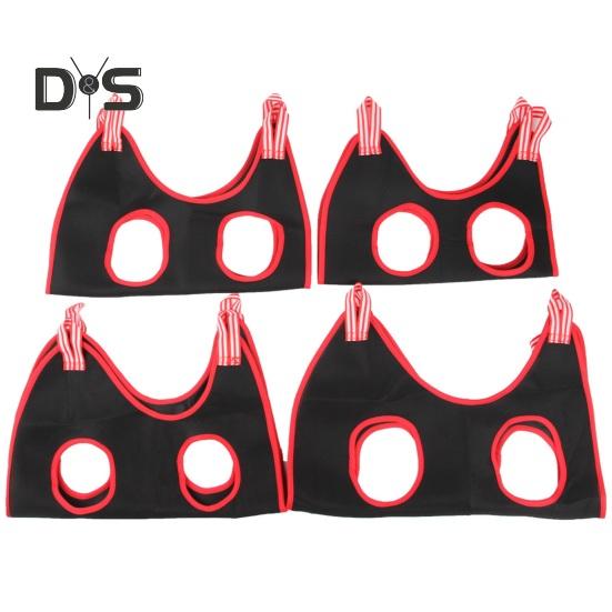 Dog Grooming Hammock for Pet Nail Trimming Care Breathable Mesh Cat Dog Grooming Helper with Nail Clippers Ideal for Small Medium Pets