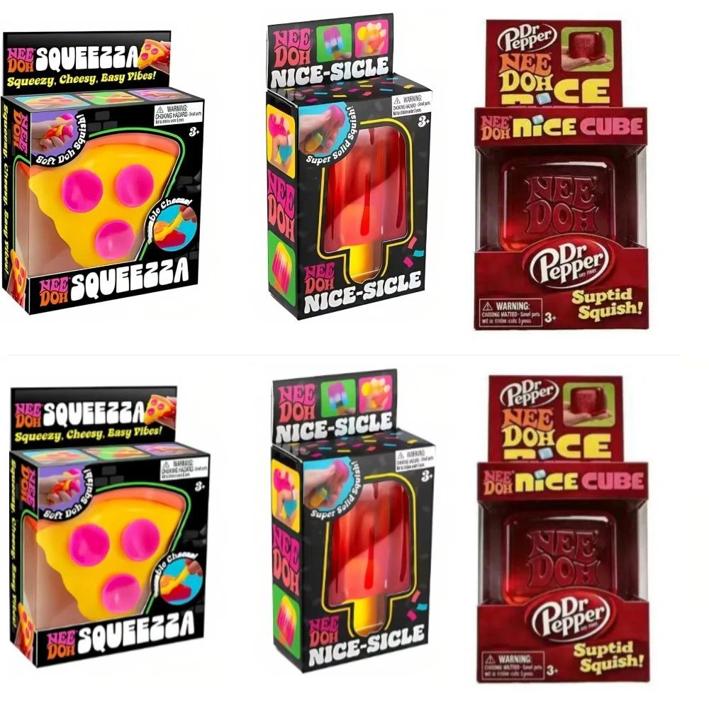 Activating Toys Schylling Nee Doh Nice Cube Squishy Fidget Toy, Stress Relief Anti-Anxiety Squeeze Cube, Perfect For Students & Office Workers