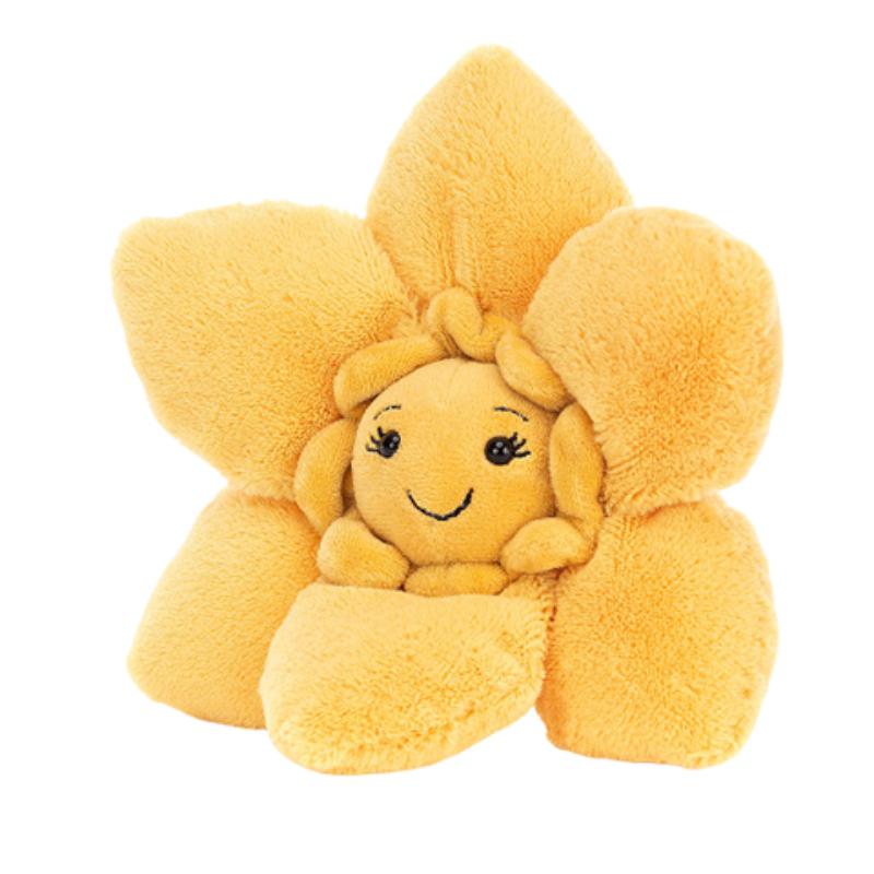 

JELLYCAT Забавное растение Желтые нарциссы Куклы Плюшевая кукла 18 см высотой