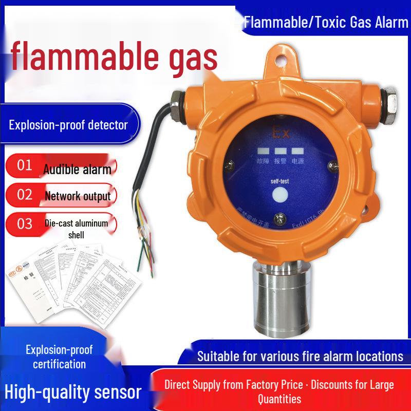 Explosion-Proof Gas Detector for Methane, Coal, Natural & LPG 95x90x95