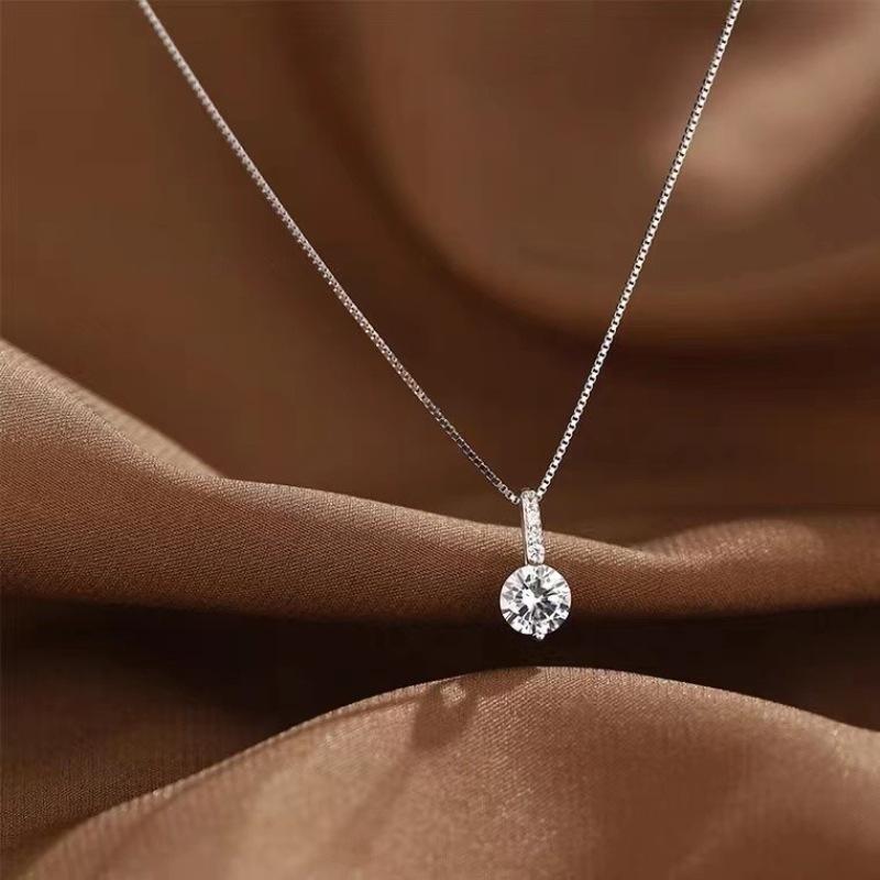 Fashion Simple Personalized Alloy Necklace Lats Shiny Collar Suitable for Women's Daily Accessories Holiday Gifts-S084