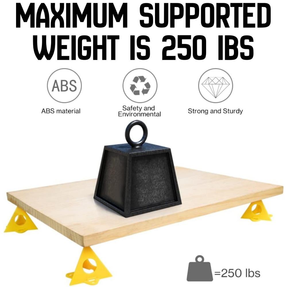 1-50PCS Pyramid Shaped Triangular Bracket Mini Cone Woodworking Spray Painting Door Plank Support Cushion Block Paint Tools