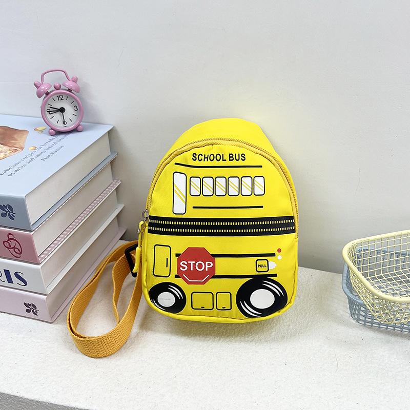 

Модная мультяшная повседневная маленькая нагрудная сумка для мальчиков и девочек, сумка через плечо-мессенджер с автомобильным принтом, поясная сумка для детсадовцев и учеников начальной школы