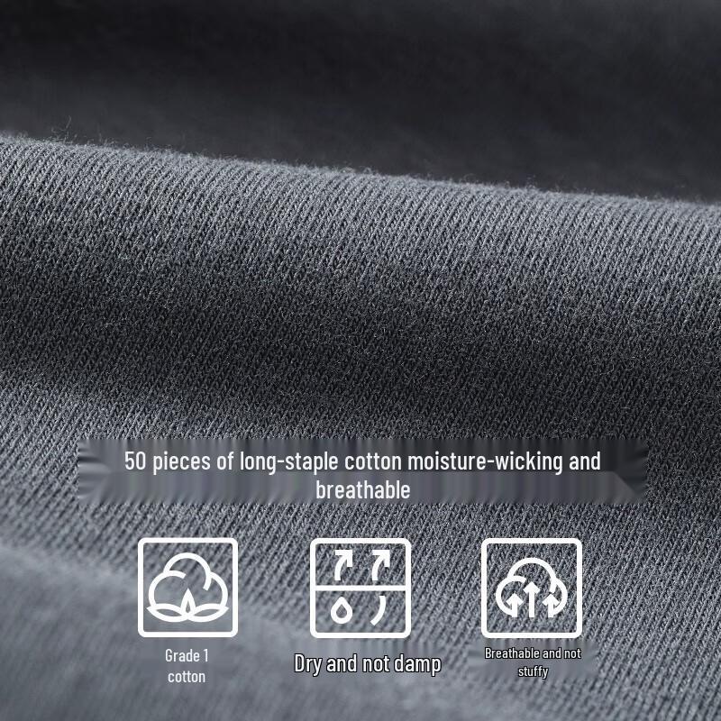 Septwolves Men's Cotton Antibacterial Breathable Briefs