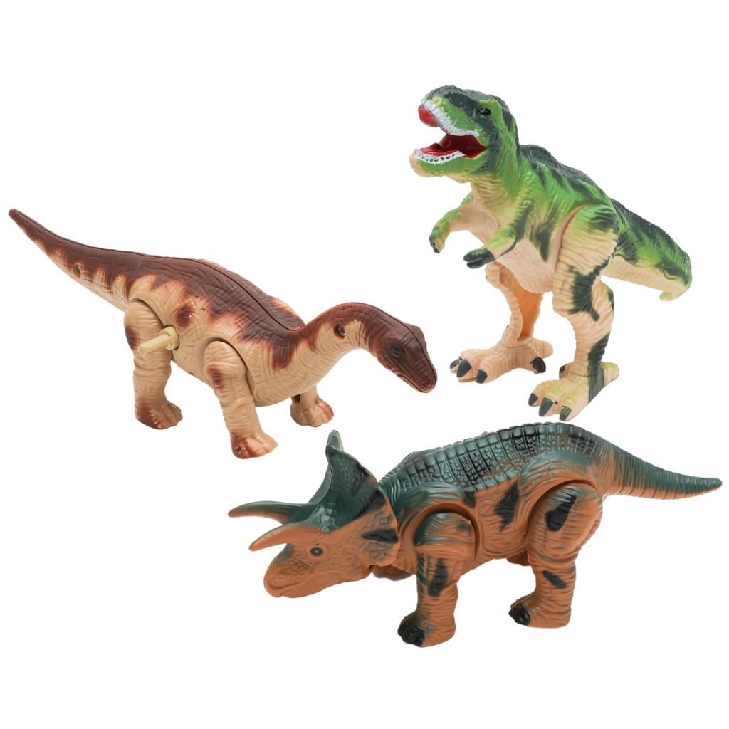Onda Dinosaur Toy Figures for Boys DX 3D Dinosaur Encyclopedia Tyrannosaurus Brachiosaurus Triceratops