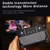 2,4G Mini Drahtlose Tastatur 7 Farben Hintergrundbeleuchtung Englisch Bluetooth Luftmaus Fernbedienung mit Touchpad für PC Android TV Box