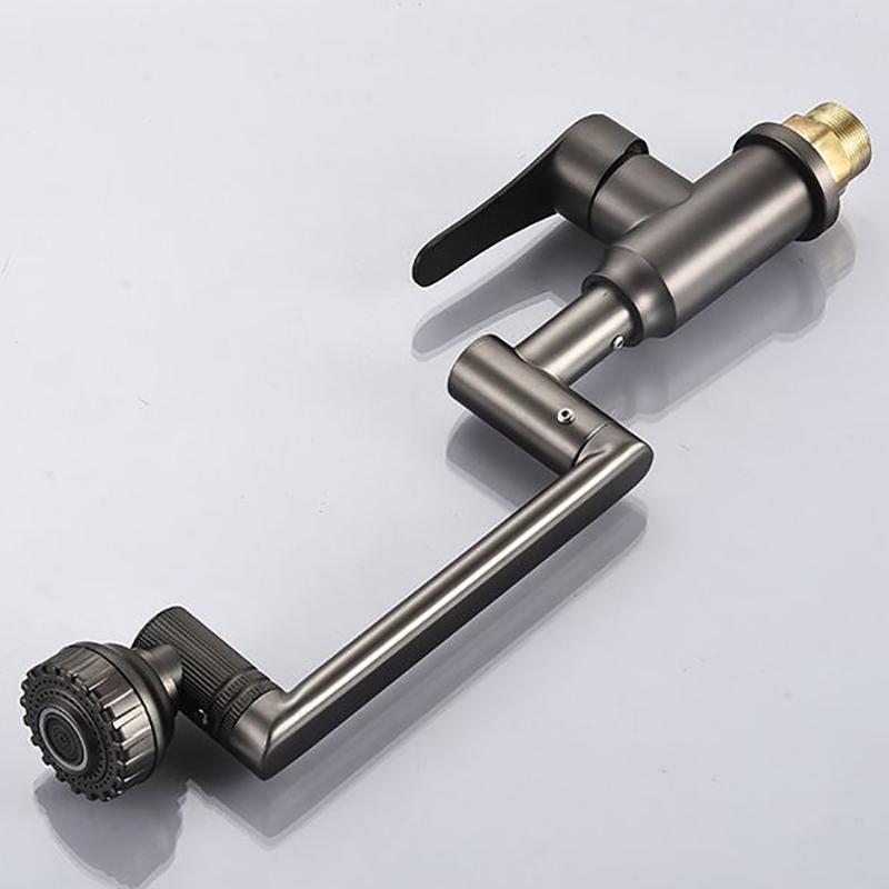 Bathroom Sink Faucet Basin Faucet 1080° Swivel Multifunction Cold and Hot Water Tap Kitchen Sink Faucet 2 Modes Water Tap