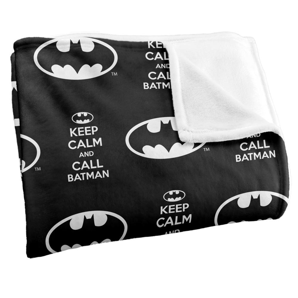 Batman Keep Calm And Call Batman Blanket