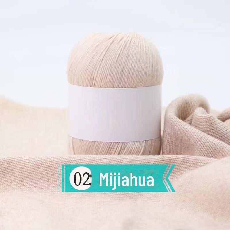 Hand-woven Cashmere Yarn - 3 Ply Soft Wool for Sweaters - Spot Processed Ball of Yarn