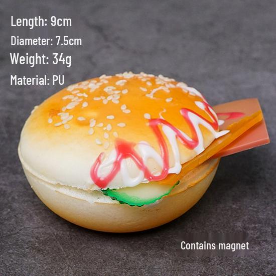 Fried Chicken and Snacks Fake Food Model: KFC-Style Props Set with Hamburger, French Fries, and Orleans Chicken Leg