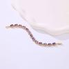 2026 European and American Style Zircon Bracelet, Women's Crystal Colorful Design, Rose Gold Texture Fashion Bracelet Accessories