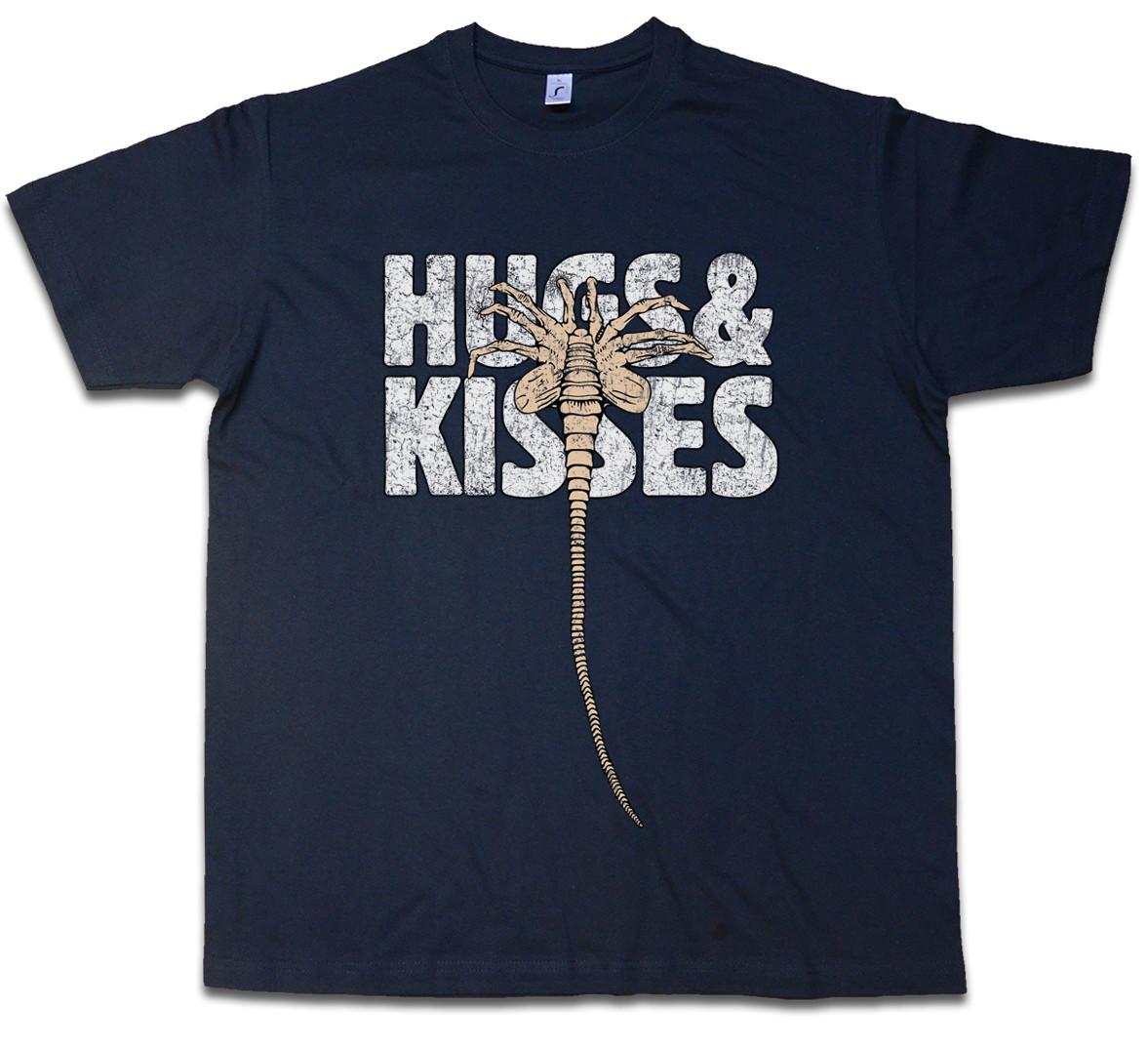 HUGS KISSES T-SHIRT XOXO Ripley Prometheus Weyland Alien Face Hugger XXL