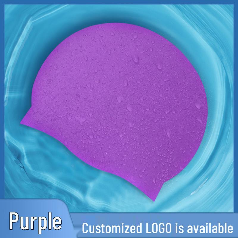 60g Unisex Silicone Swim Cap: Adult Fashion, Waterproof, Ear Protection, Pure Color