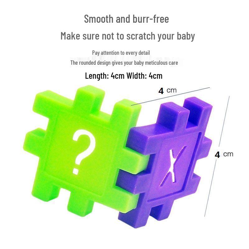 Custom Digital Building Blocks for Toddlers Aged 3-4: Educational Toy with Small Particles