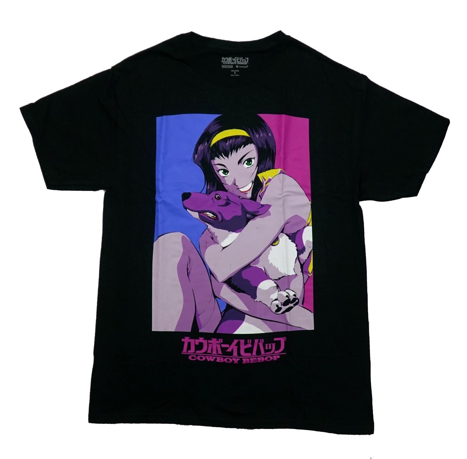 Cowboy Bebop New Adult T-Shirt - Faye Valentine Hugging Ein All Purple XXXXL