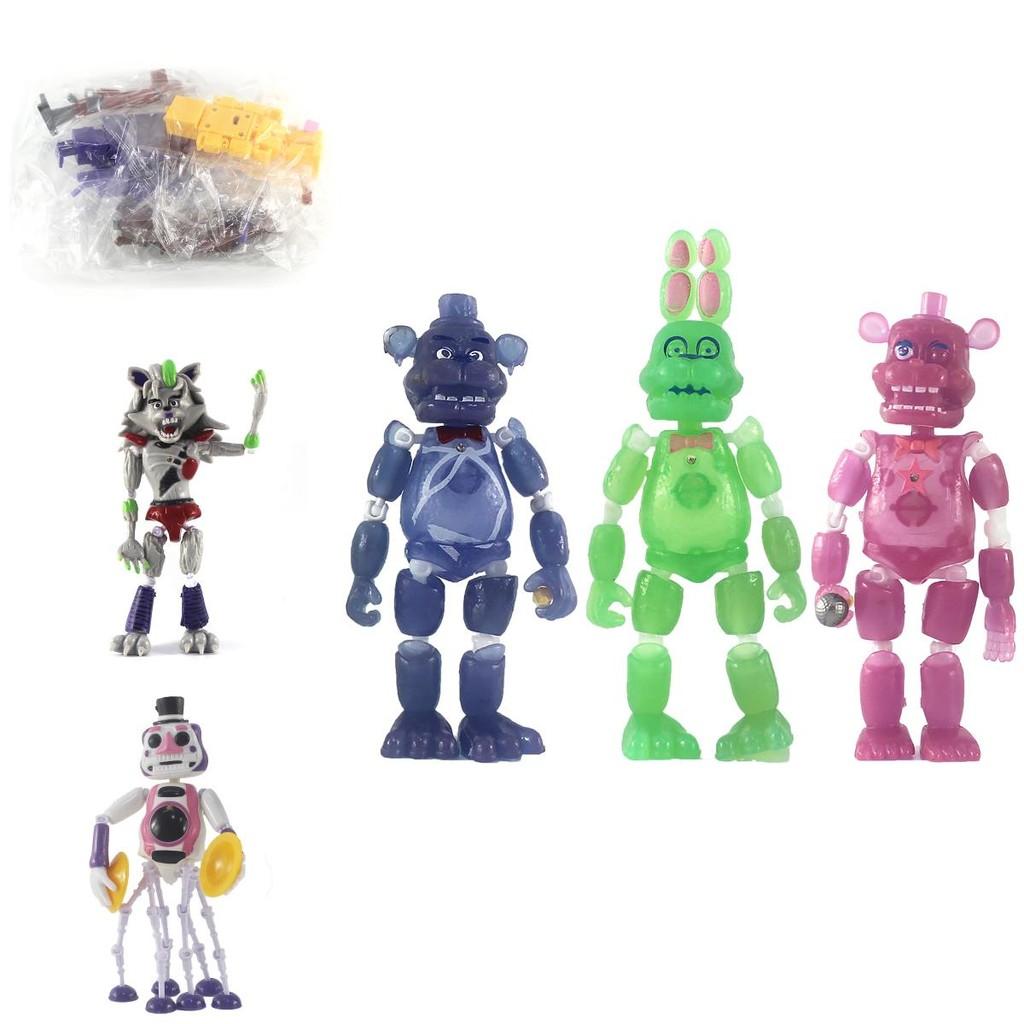 Five Nights At Freddy's Leuchtende Actionfiguren Set 6/8 Stück