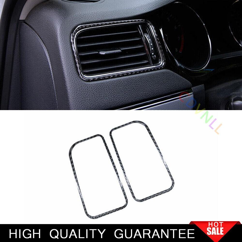 For Volkswagen Jetta MK6 2015-2018 Real Carbon Fiber Console L&R Air Outlet Trim