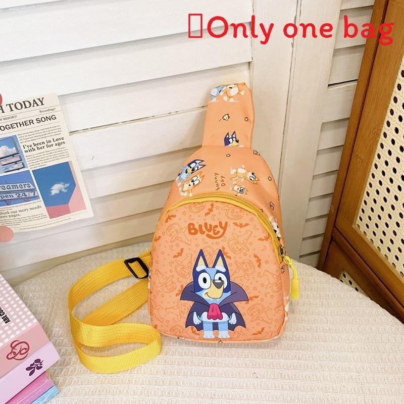 Single Bluey Shoulder Crossbody Chest Bag Kids Cute Coin Purse Gift Cartoon