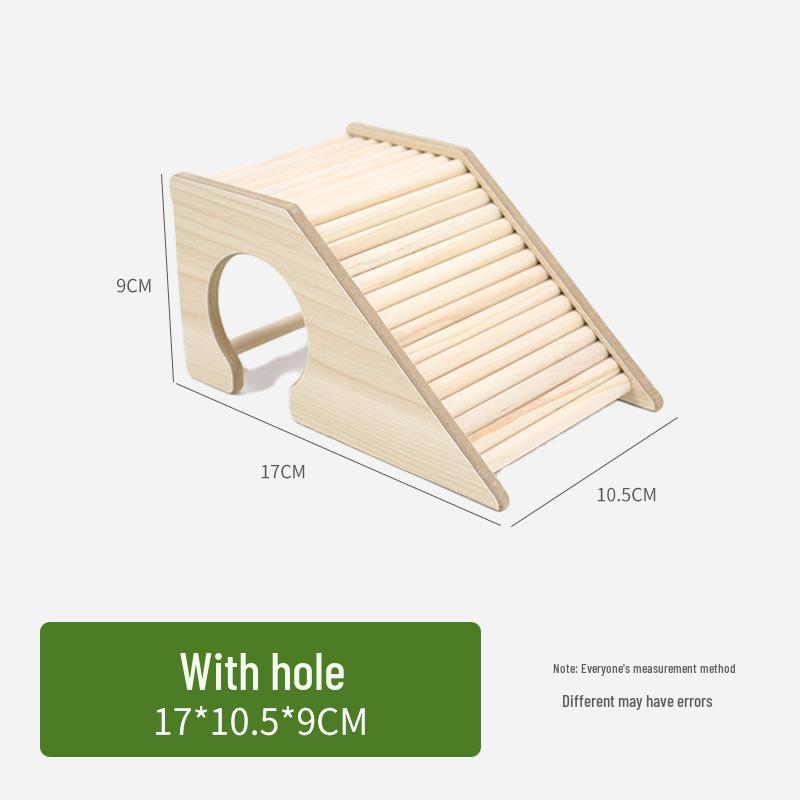 Golden Hamster Climbing Ladder & Bridge: Boredom-Busting Landscaping Toy & Decor