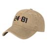 Retro Heated Rivalry 24 81  Baseball Cap Men Women Distressed Denim Sun Cap  Outdoor Activities Adjustable Fit Caps Hat