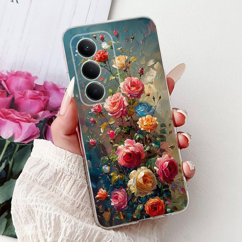 Für Xiaomi Redmi 15 5G Note 15R Elegante Blume Schmetterling Handyhülle Für Redmi Note15R Redmi15 5G Weiche Silikon TPU Hüllen