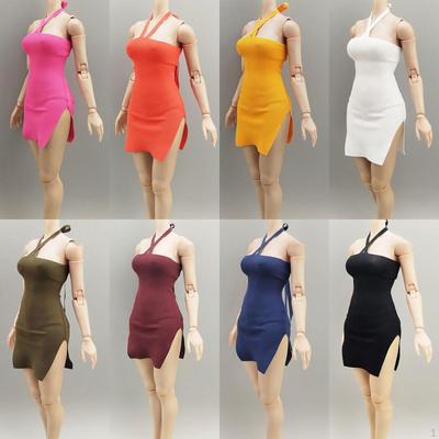 1:6 Scale Women Dress Costume Skirt, Stylish Doll Accessories, Casual 12inch Action Figure Clothing