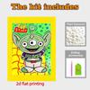 Disney Pearl Painting Toy Story Three Eyes DIY Pearl Art Pearl Painting Kit Pearl Art Painting Wall Suitable for Home Office Decoration Handmade Gifts