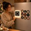 Weihnachts drehende Scheibe Nachtlicht mit, singende Spieluhr Kühlschrank