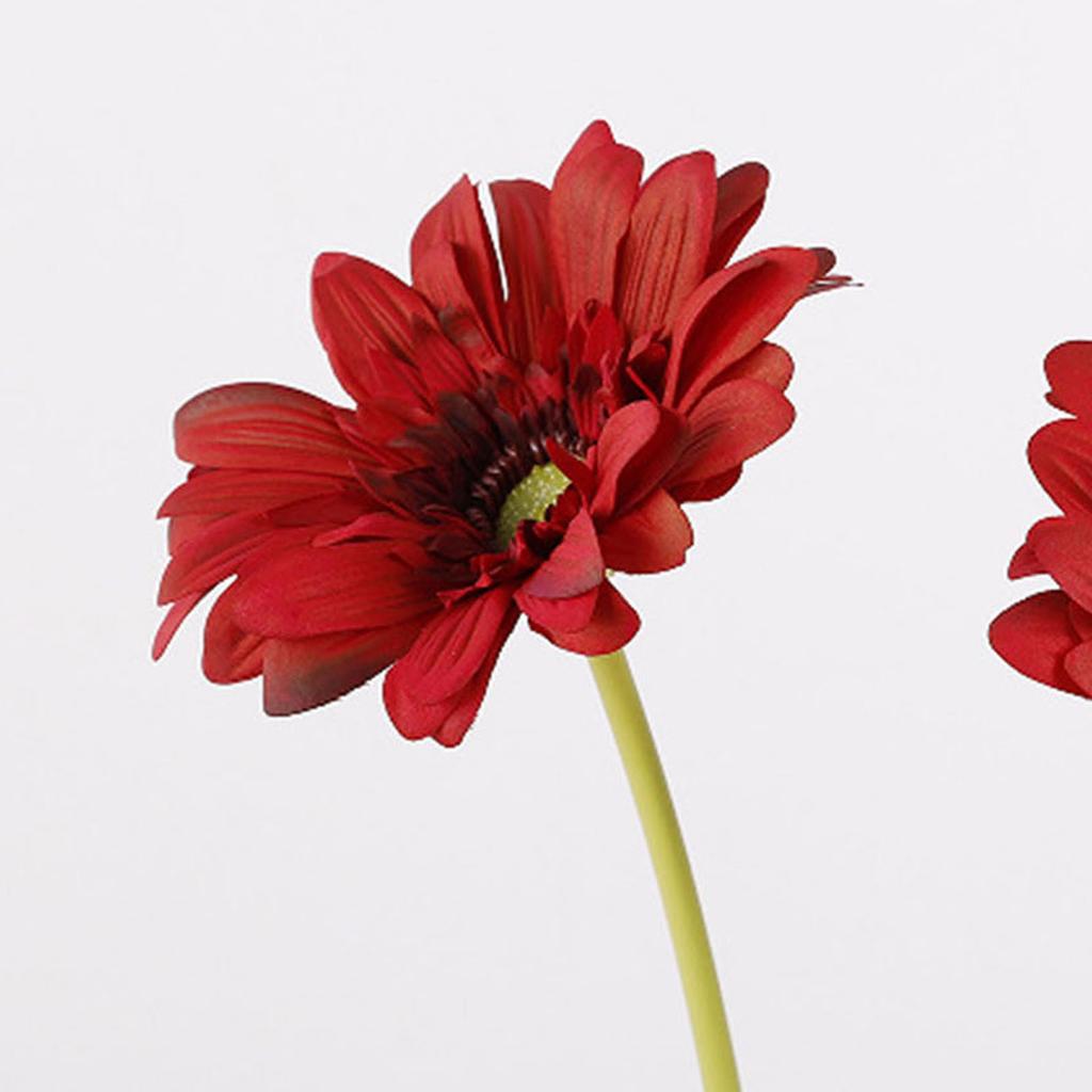 Gerbera Artificiale Multiuso Idratante Alta Simulazione Tocco Reale Stelo Singolo Finta Gerbera