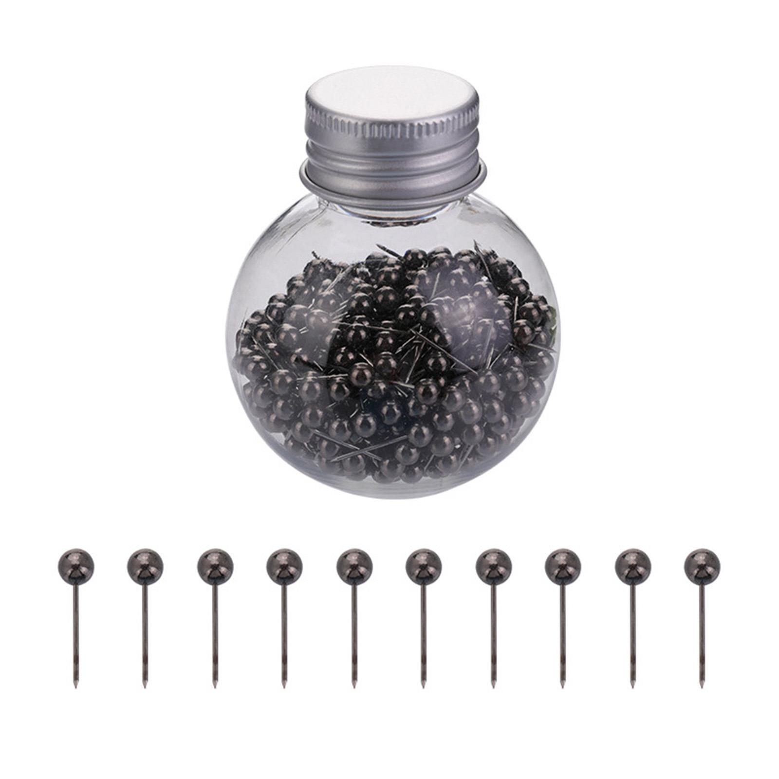 

600 штук разноцветных булавок, швейные булавки, булавки с круглой головкой, многофункциональные прямые булавки для шитья, квилтинга и рукоделия 13