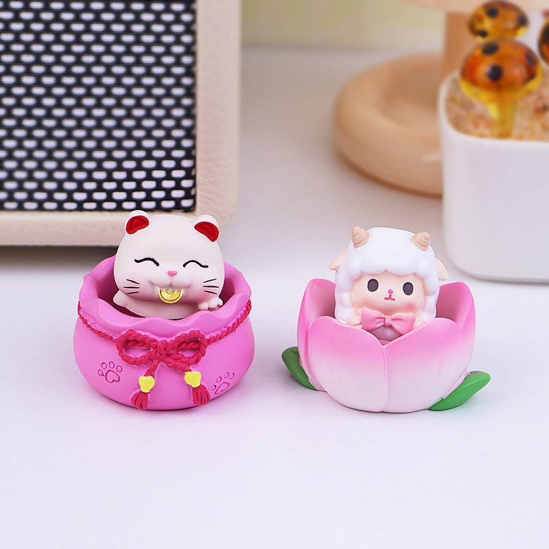 Cute Pet Bounce Ornament: Stress-Relief Desk Decor & Birthday Gift