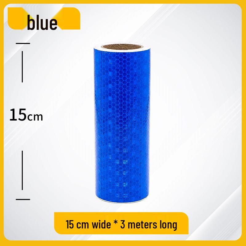 Night Safety Anti-Collision Reflective Strips - Traffic Warning Stickers with Microprismatic Film