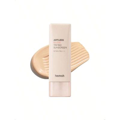 Heimish Artless Glow Base 40мл , База для макіяжу багатоцільова, Хайлайтер, Сонцезахисний крем для обличчя з ефектом тонування, Легка, Натуральний фініш з SPF 50+ PA++++