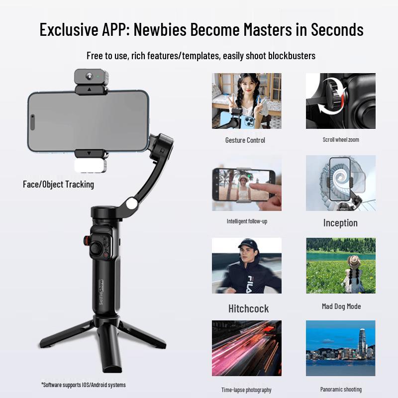 Liangdianpai M02 3-Axis Phone Gimbal Stabilizer