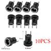 10pcs 2pin DC Power Connector 5.5x2.1mm Mount Soldering Board Electrical Socket Replacement DC-022 Female Connector Parts Kit