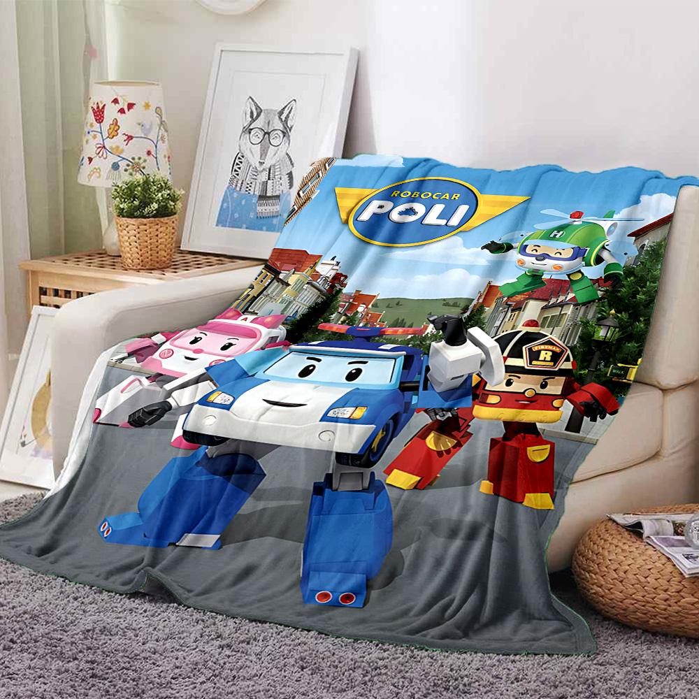 1pc Cars Adventure Flannel Blanket for Super Soft Cute Comfort Blanket for Travel Bedding Couch Sofa Blanket Y73064