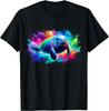 Cool Manatee On Colorful Painted Manatee T-Shirt
