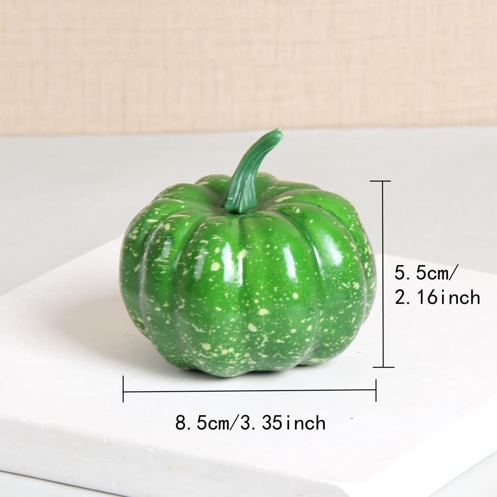 Foam Pumpkin Model - Halloween & Christmas Decor, Photography Props, Fake Fruit & Vegetable Toy