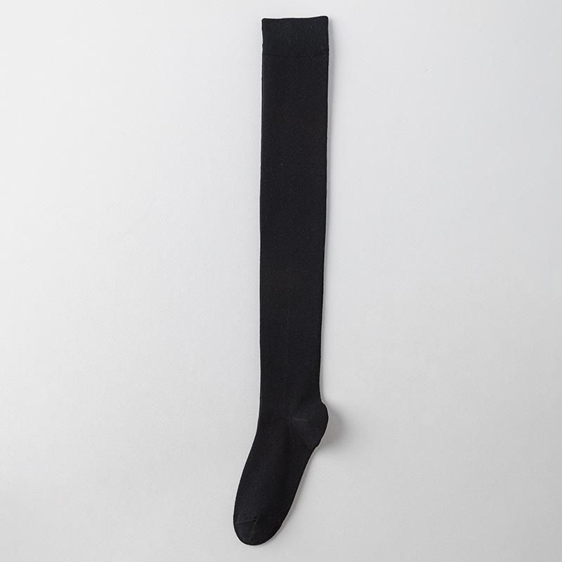 Women's Black Over-the-Knee Compression Socks - Slimming, Thin, Summer, Spring, Autumn