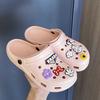 Hole shoes women's non-slip year new lazy beach bag head semi-cool slippers women's summer wear
