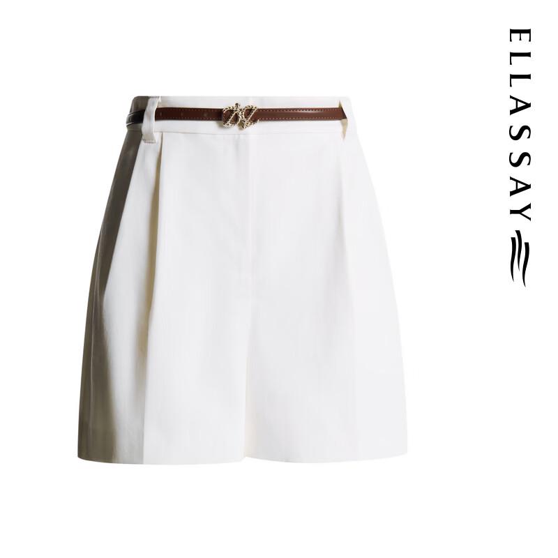 ELLASSAY Women's Relaxed Cotton Blend Casual Shorts