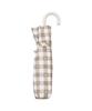 Folding Umbrella Gingham Heart Mini Beige and Rain for Commuting and 2026Wpc. Sun Umbrella/UV Protection Lightweight, Stylish, Cute, School,