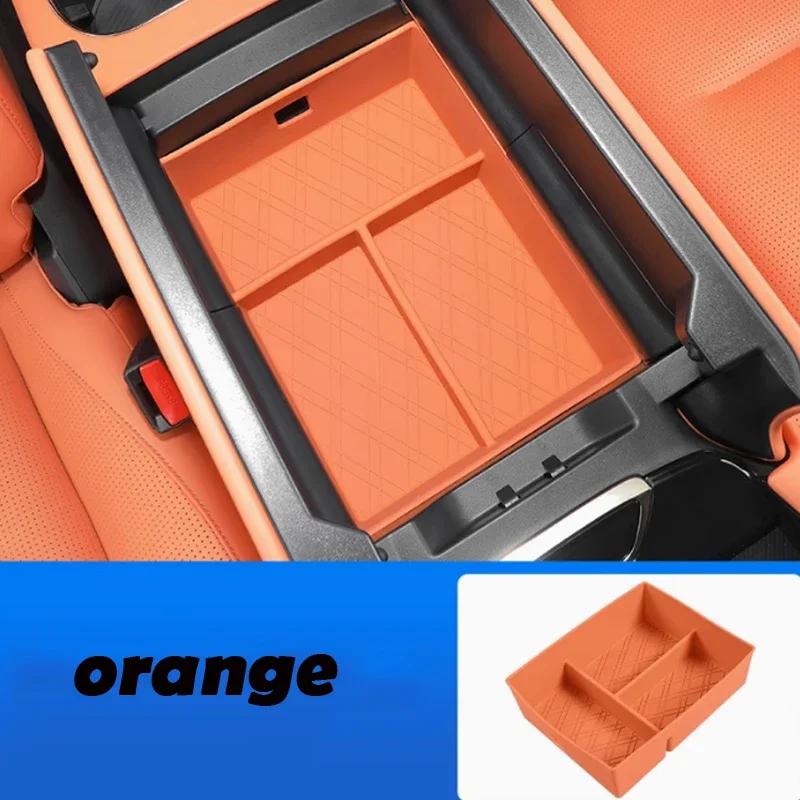 For Lynk & Co 900 2025 Silicone Armrest Box Storage Box Storage Arrange Car Accessories